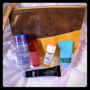 Skincare Beauty Bundle with makeup bag